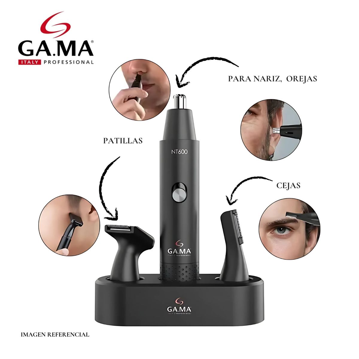 GAMA - Afeitador NT600 Nose Trimmer 3 en 1  BECCP0000001109