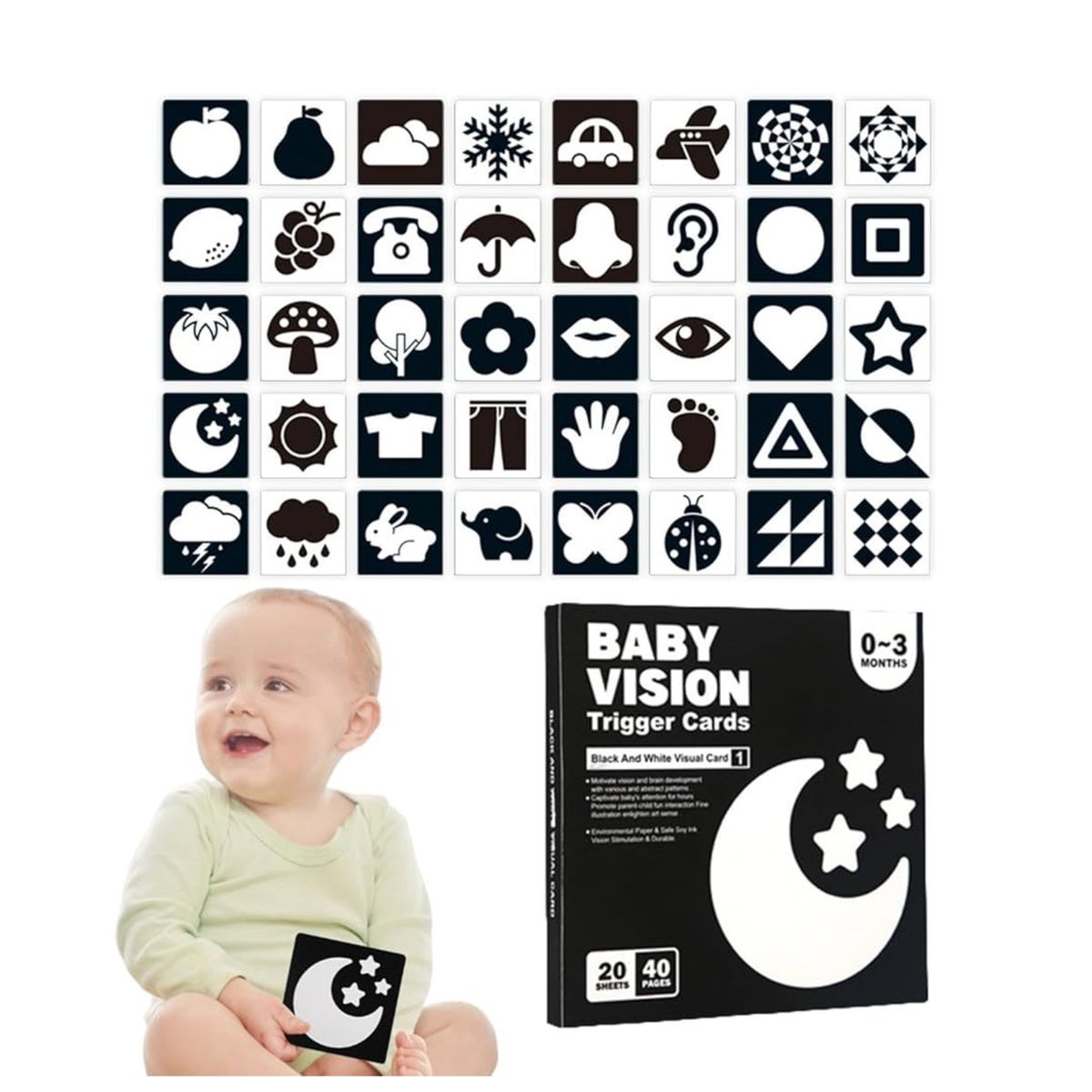 GENERICO - CARTAS VISUALES PARA BEBÉS