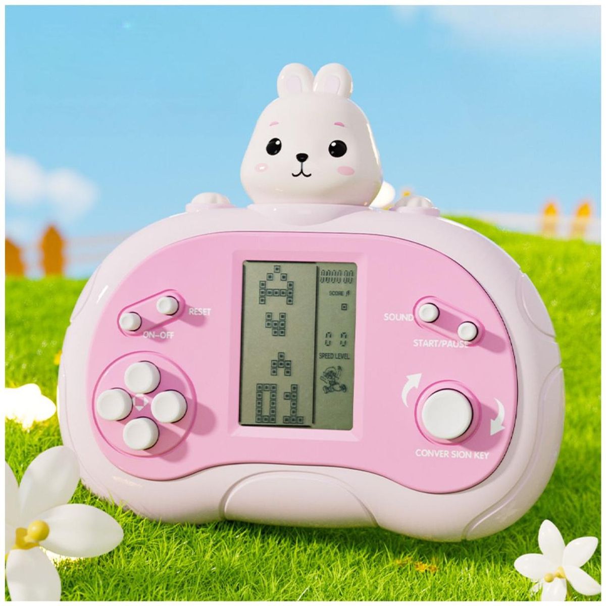 GENERICO - Consola De Videojuegos Retro Portátil Para Niños Estilo Kawaii - Rosa - M