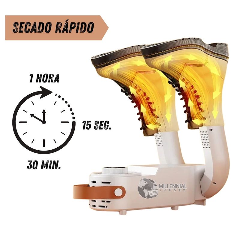 GENERICO - Secador de Zapatos y Zapatillas Eléctrico Portátil
