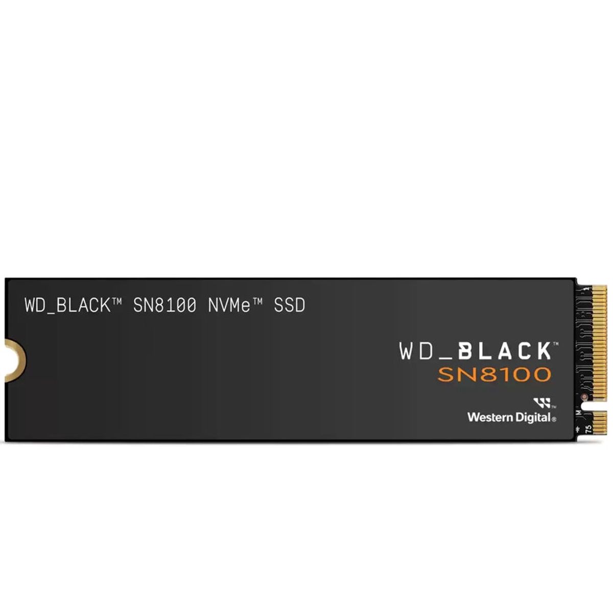 WESTERN DIGITAL - Disco Solido SSD WD Black SN8100 1TB M2 PCIe 5.0 Sin Disipador
