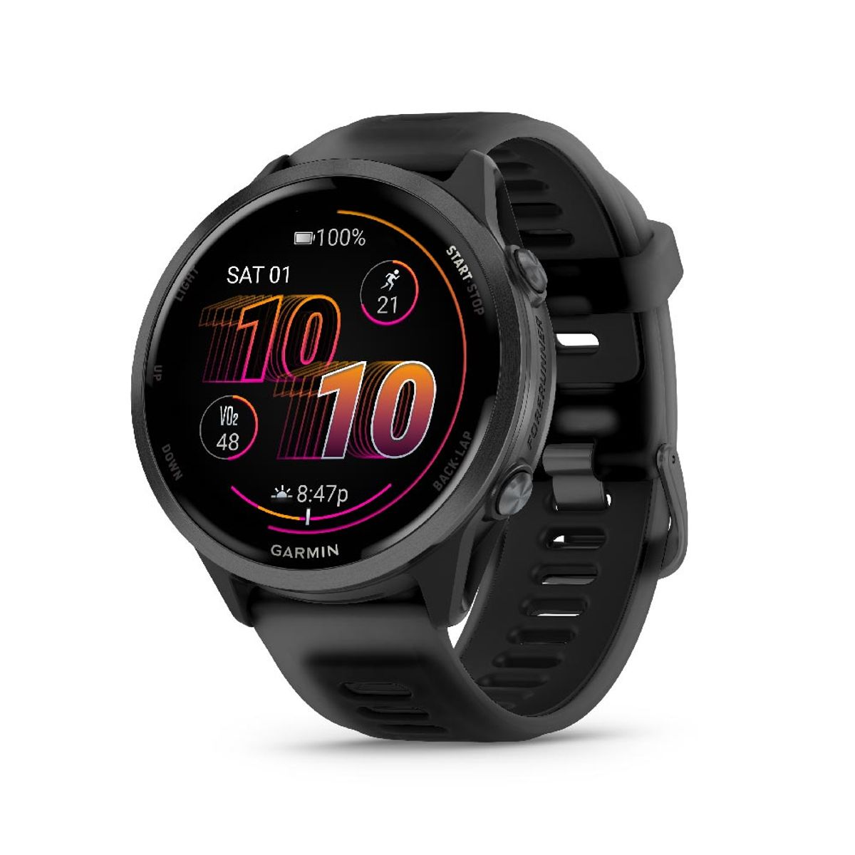 GARMIN - Smartwatch Garmin Forerunner 570 47mm Negro Running Fitness GPS