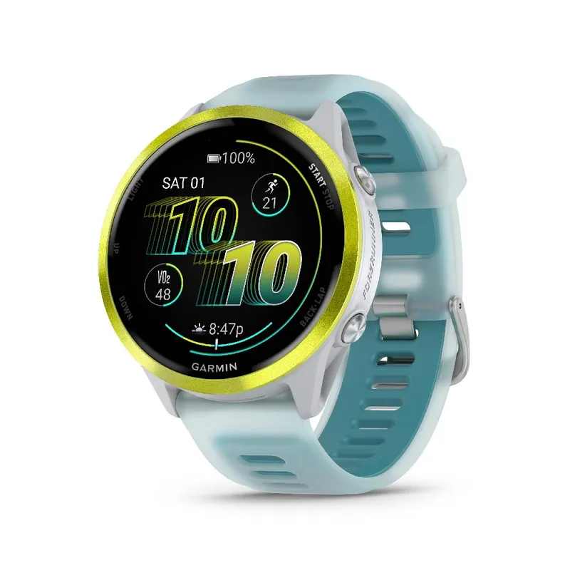 GARMIN - Smartwatch Garmin Forerunner 570 47Mm Blanco Amarillo Running Deporte GPS Fitness