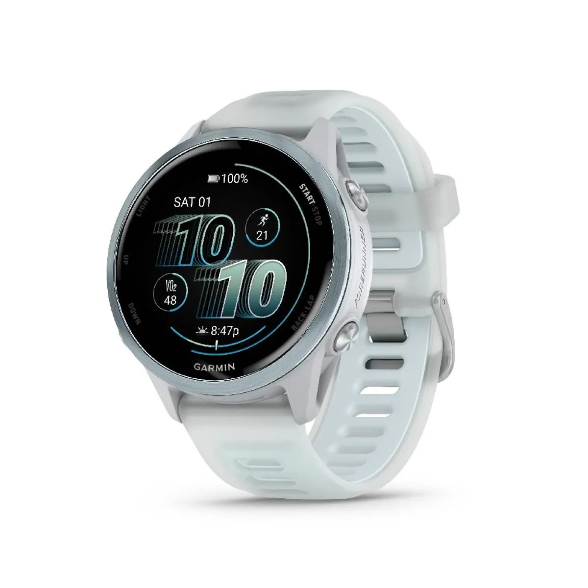 GARMIN - Smartwatch Garmin Forerunner 570 42Mm Blanco Azul Running Deporte GPS Fitness