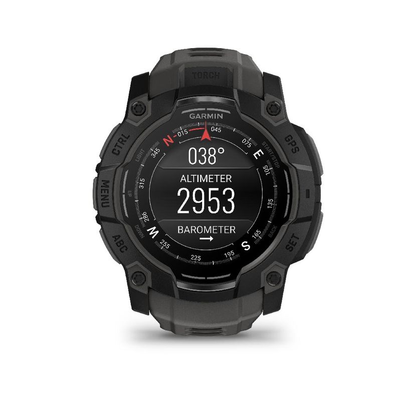 GARMIN - Smartwatch Garmin Instinct 3 Amoled 50Mm Negro Carbon Running Deporte GPS Fitness