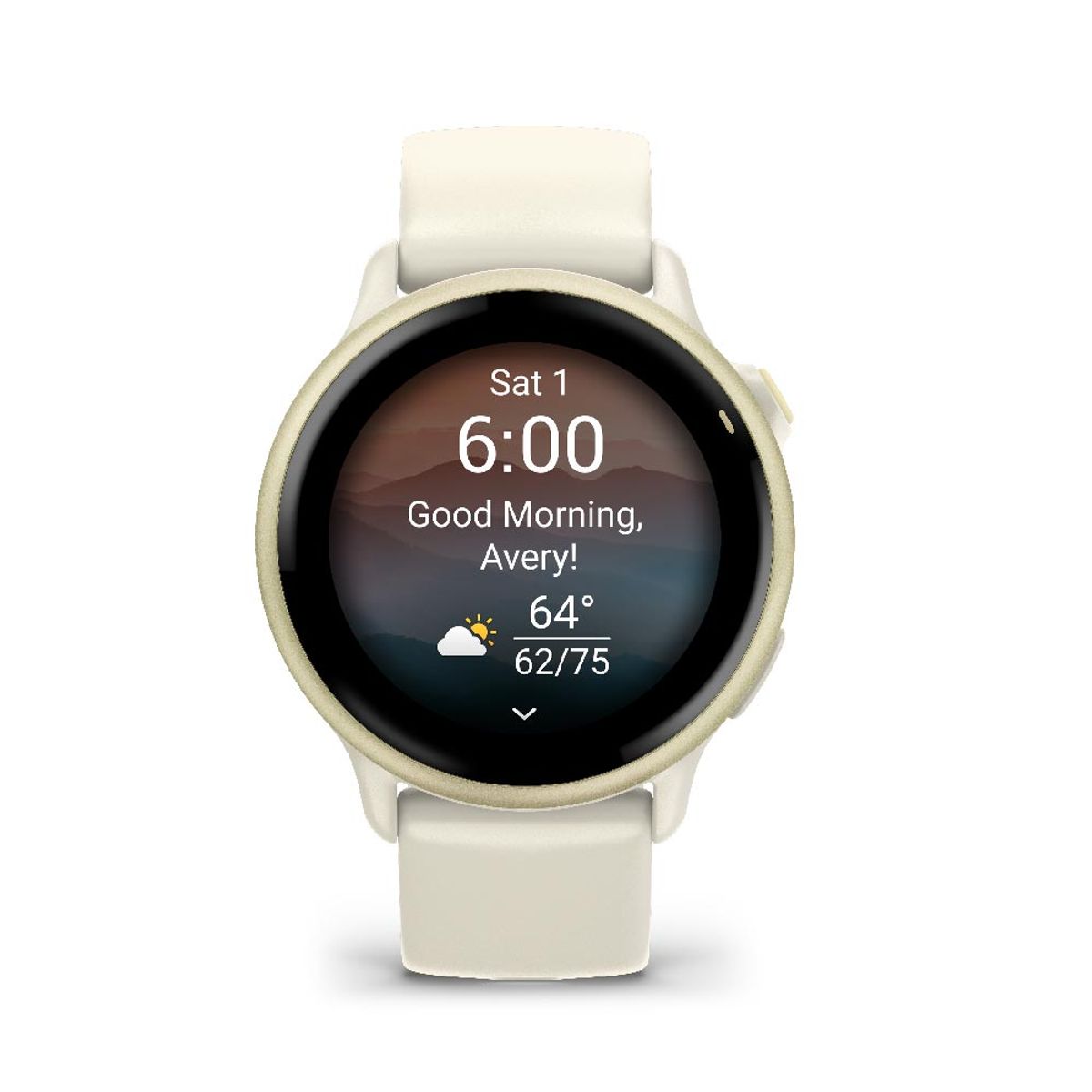 GARMIN - Smartwatch Garmin Vivoactive 6 Oro Lunar Running Deporte GPS Fitness