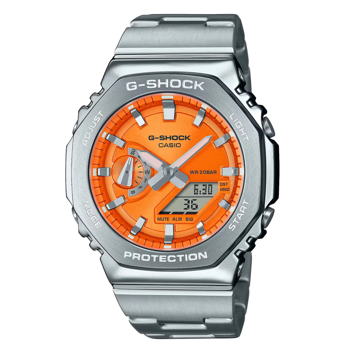 G-SHOCK - Reloj G-Shock GM-2110D-4A Hombre Acero Plateado