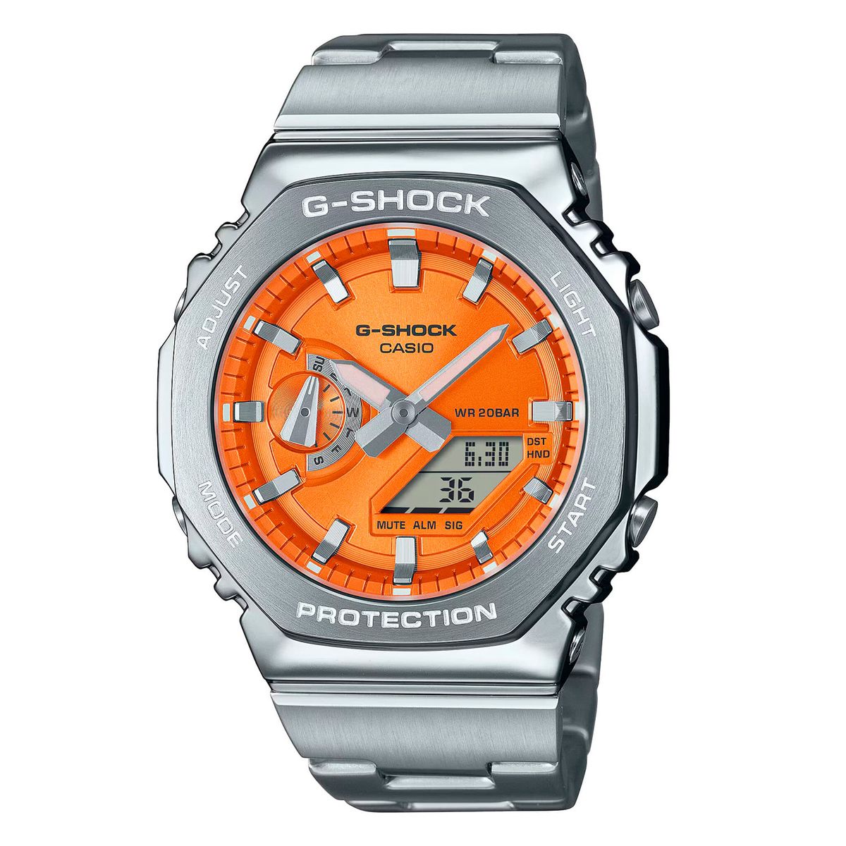 G-SHOCK - Reloj G-Shock GM-2110D-4A Hombre Acero Plateado