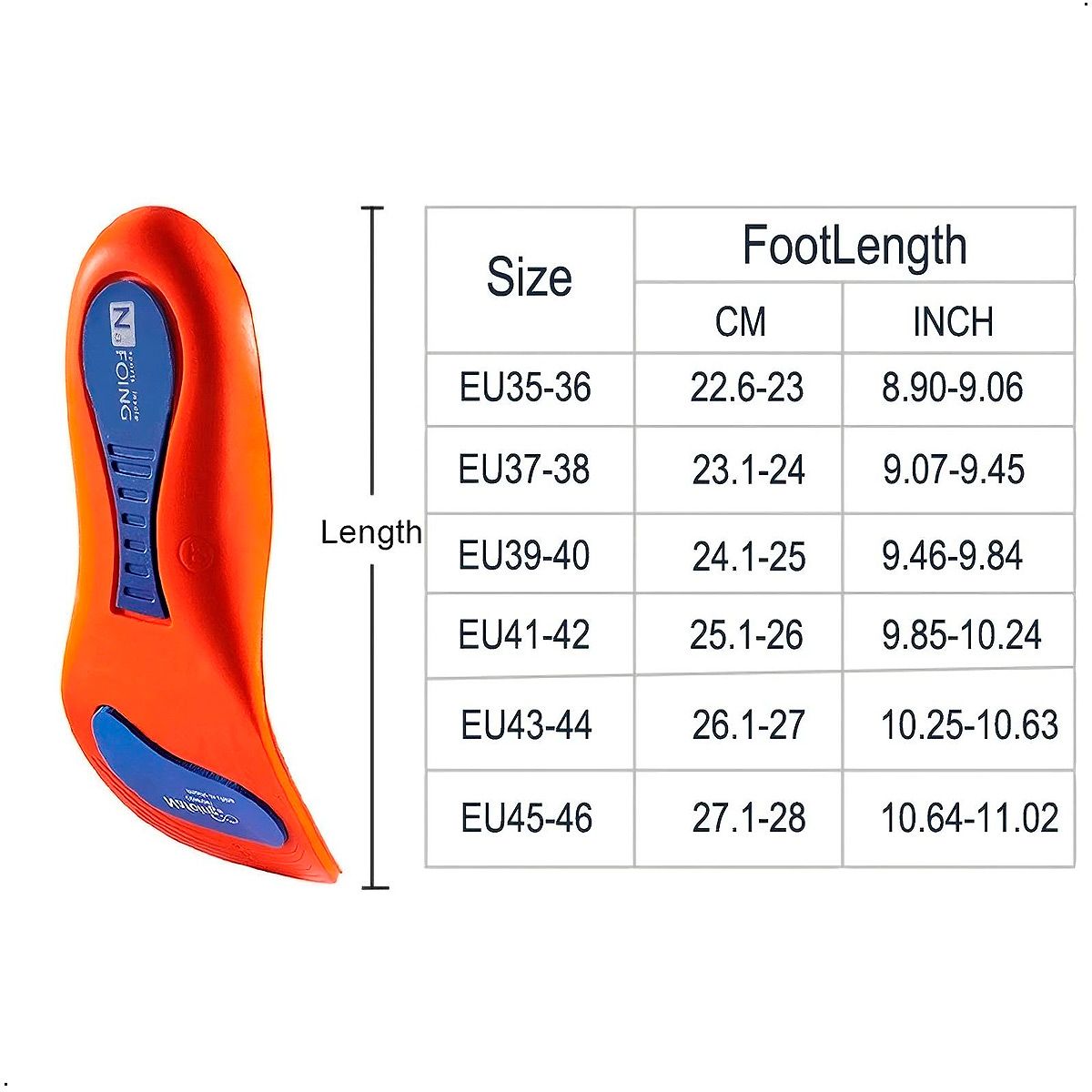 GENERICO - Plantilla Deportiva Ortopedicas Nafoing Absorción Transpirable