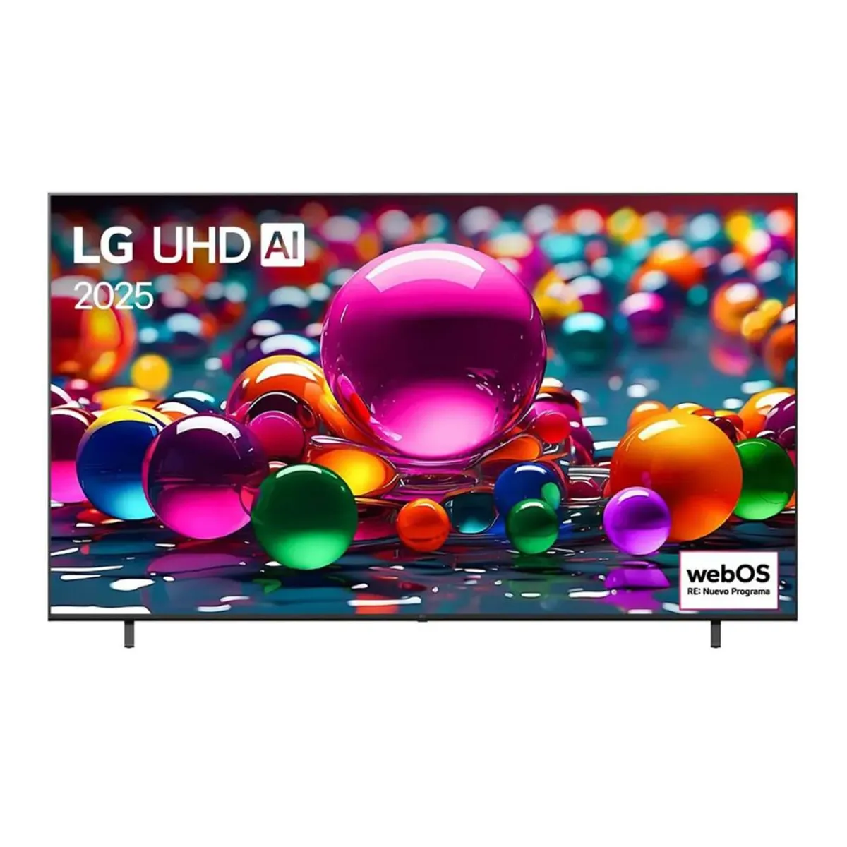 LG - Televisor LG 75" Pulg.  UHD 4K Smart TV ThinQ AI 75UA8050PSA Modelo 2025 - Negro