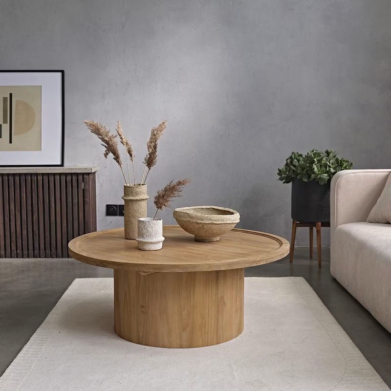 STIL NOVO - MESA DE CENTRO DIAMANTE MADERA