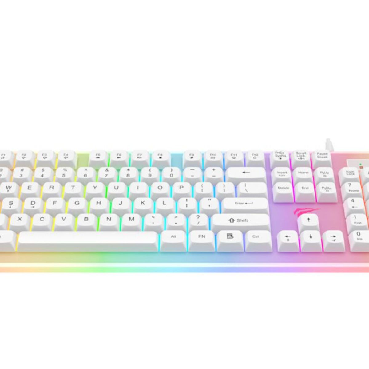 HALION - Teclado Gamer GAMENOTE KB876L-SP 105 Teclas USB RGB HALION