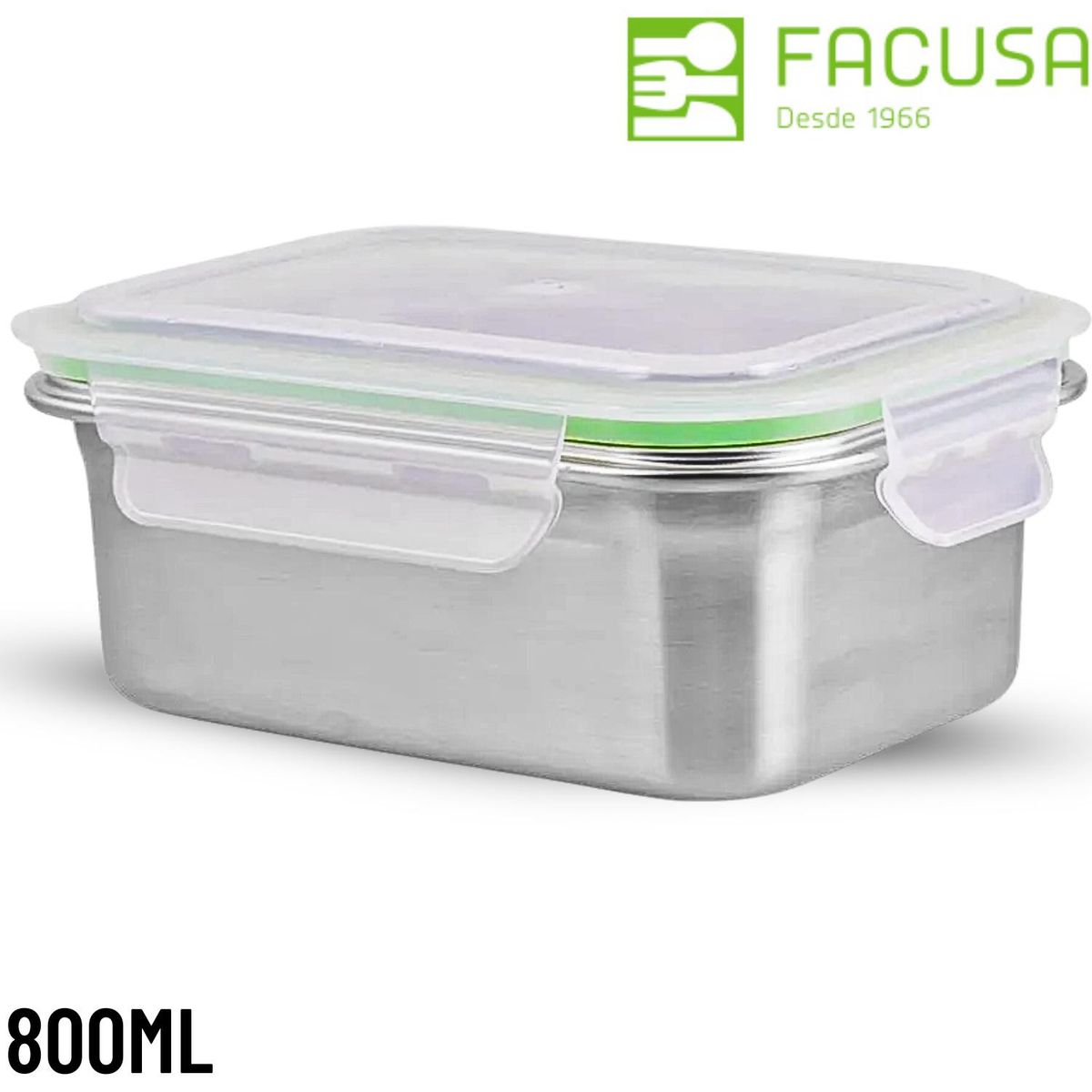 FACUSA - Taper Cybus Click Rectangular 800Ml - Facusa