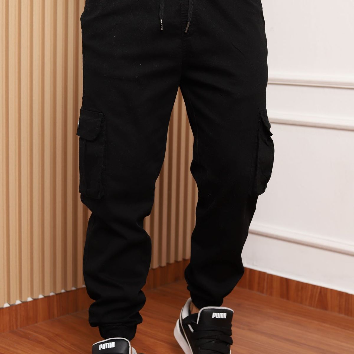 QH - Jogger para Hombre de Tela Drill