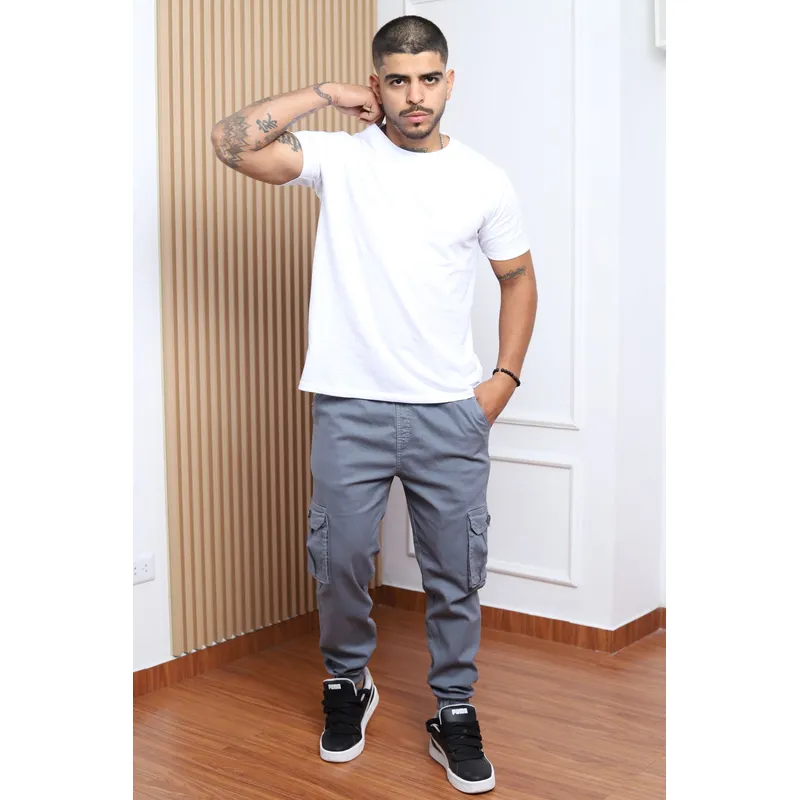 QH - Jogger para Hombre de Tela Drill