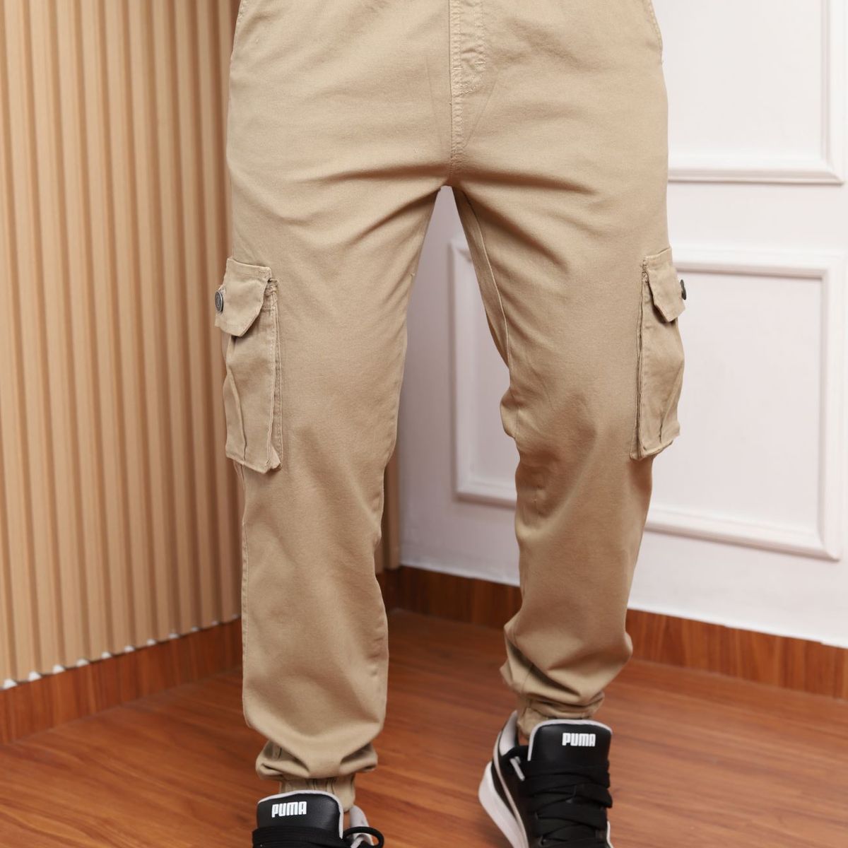 QH - Jogger para Hombre de Tela Drill