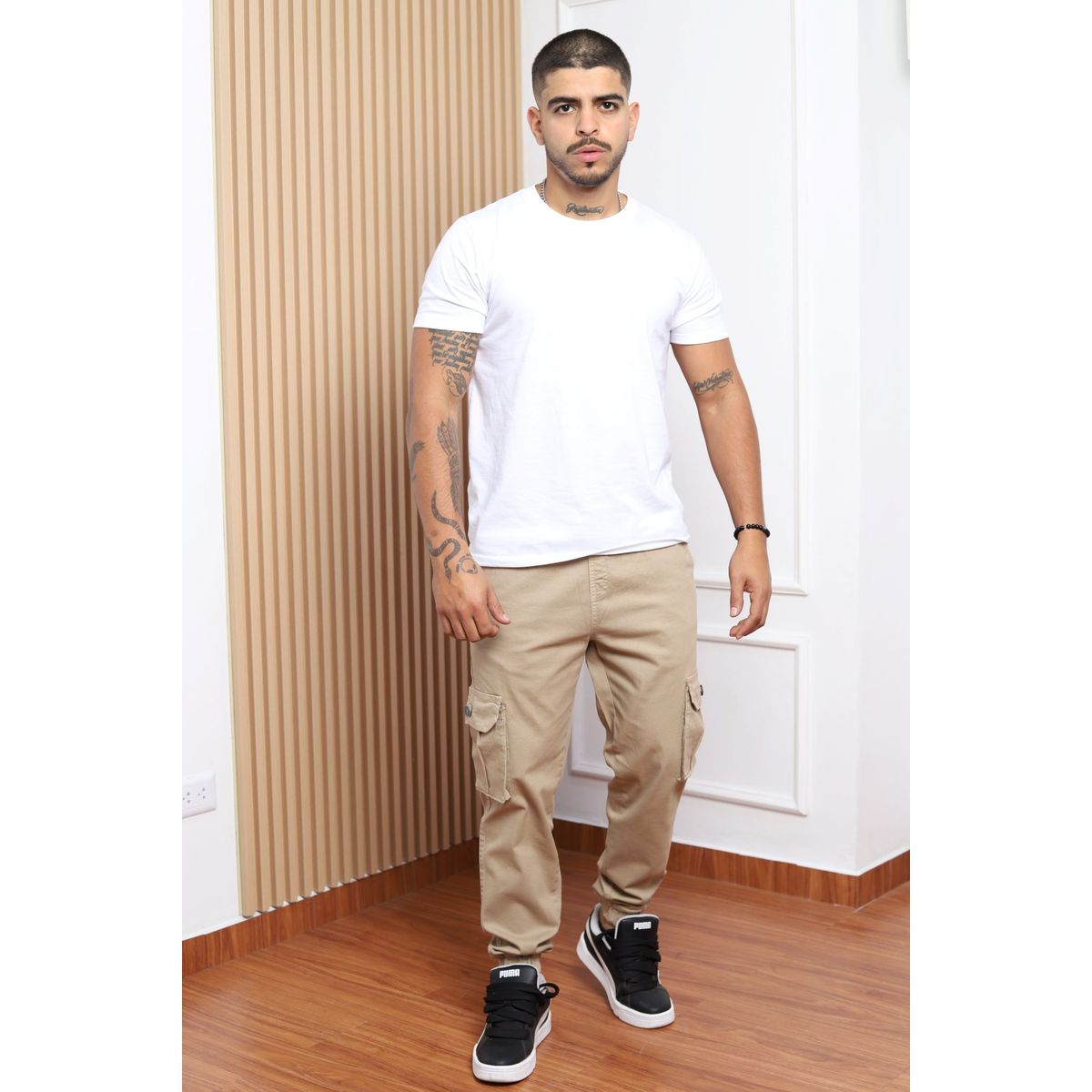 QH - Jogger para Hombre de Tela Drill