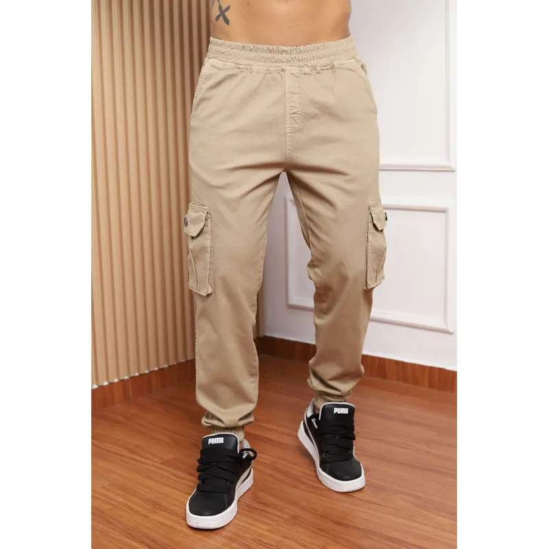 Jogger para Hombre de Tela Drill QH