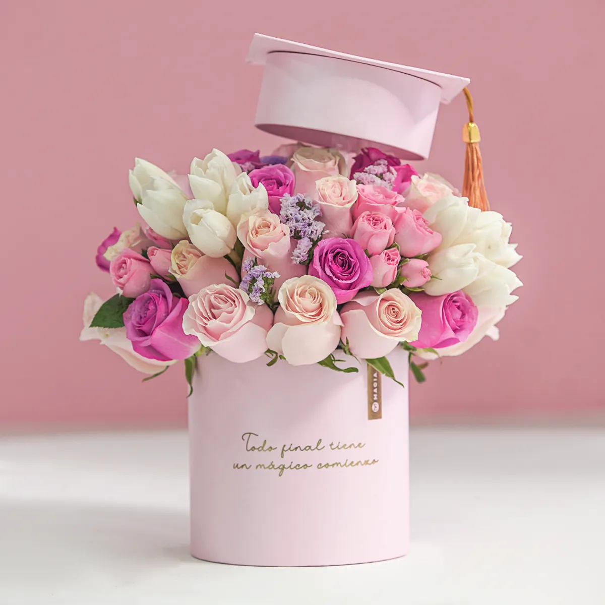 MAGIA PE - Box Rosas Sweet Graduación Magiape