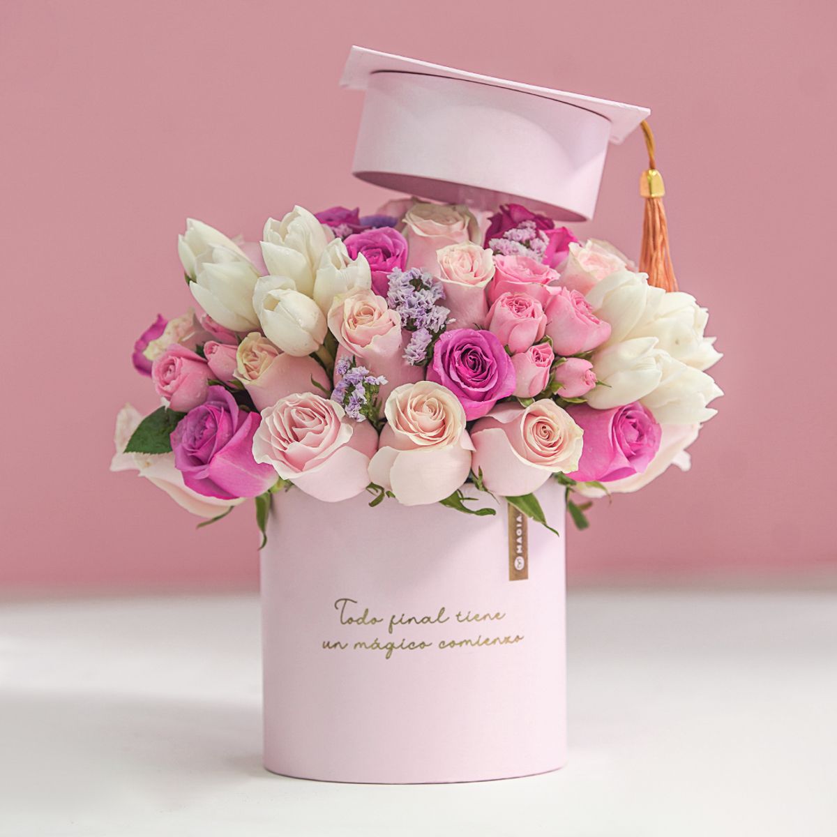 MAGIA PE - Box Rosas Sweet Graduación Magiape