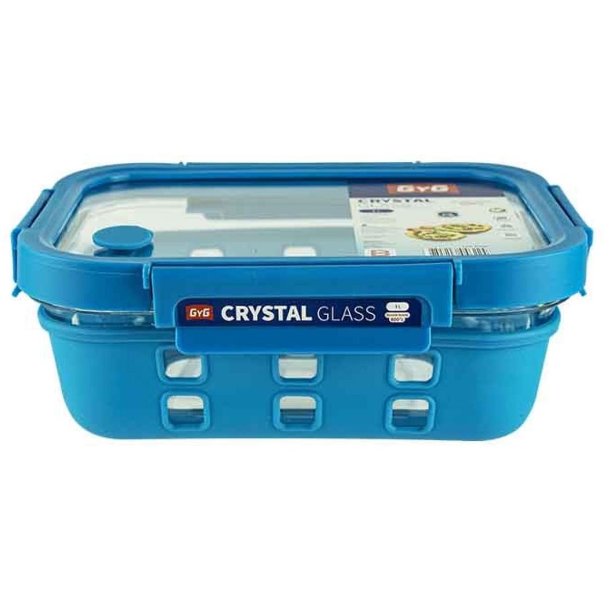 BASA - Taper Crystal Glass Cuadrado Con Funda Y Válvula 750 ML- BASA