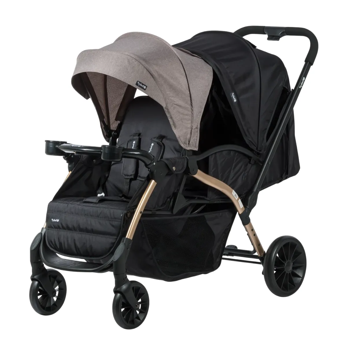 EBABY - Coche Gemelar Kipto Dual Beige Ebaby
