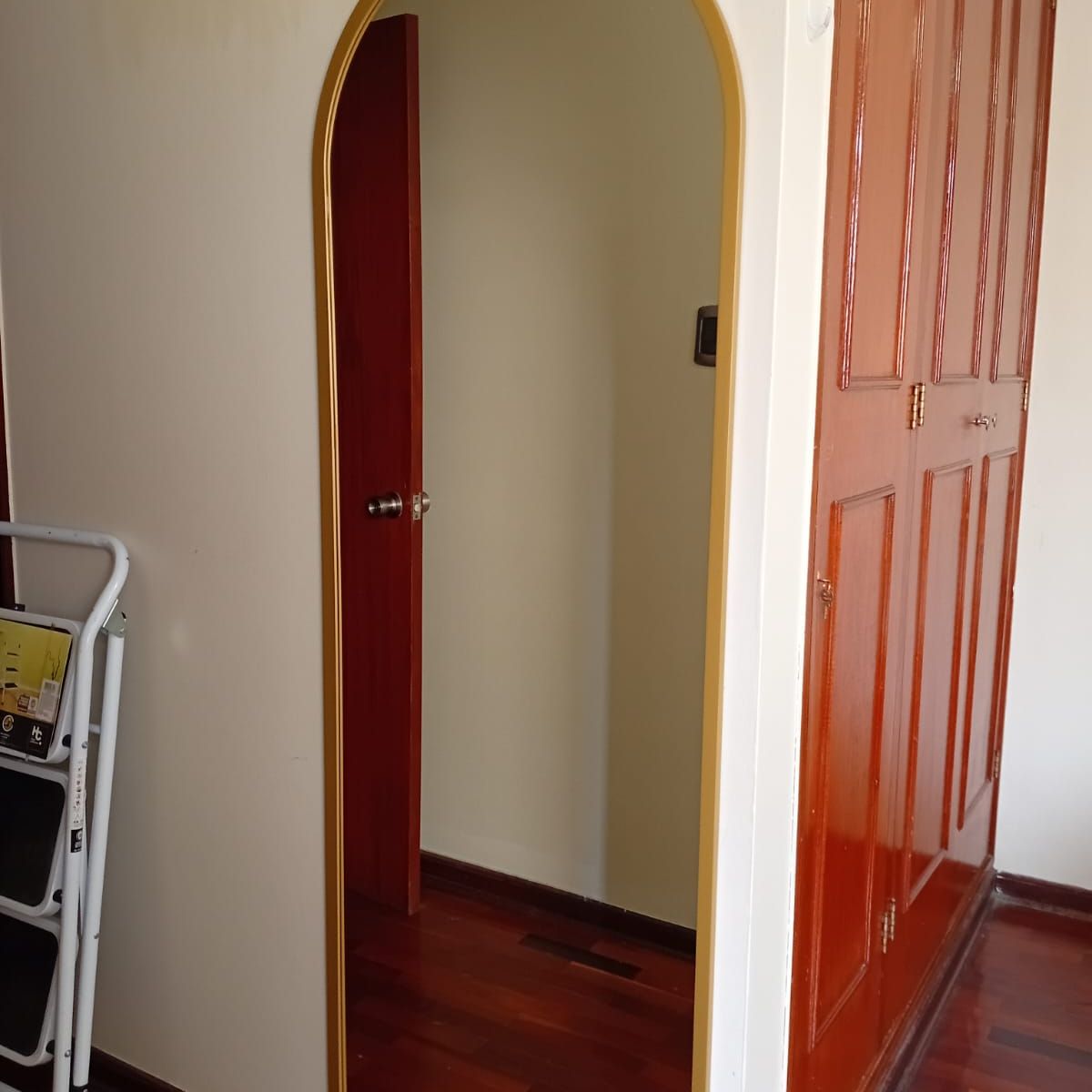 LUMINAR BRILLO & LUZ - Espejo Arco con marco dorado de 62x162cm