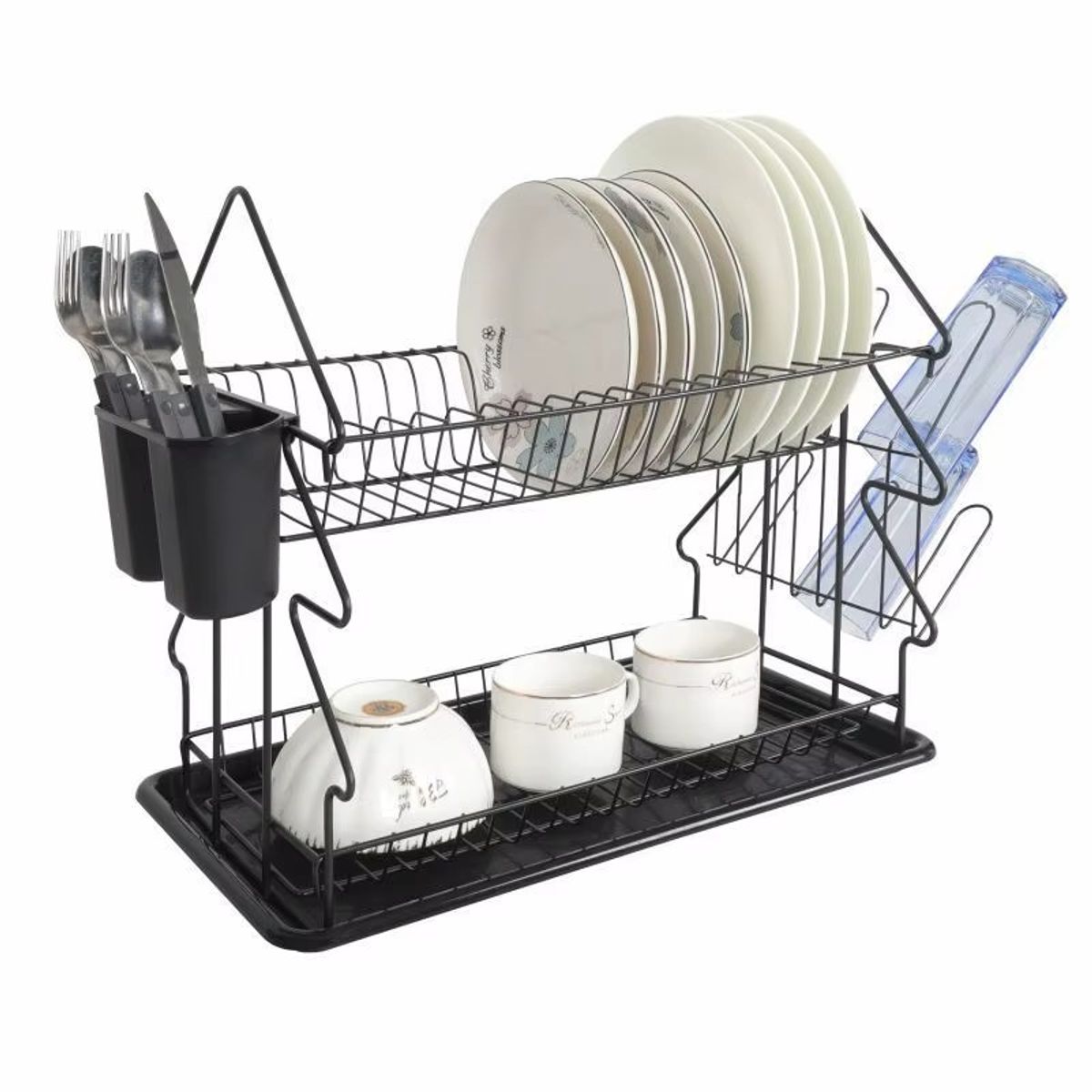 GENERICO - Escurridor estante de secado de platos plegable