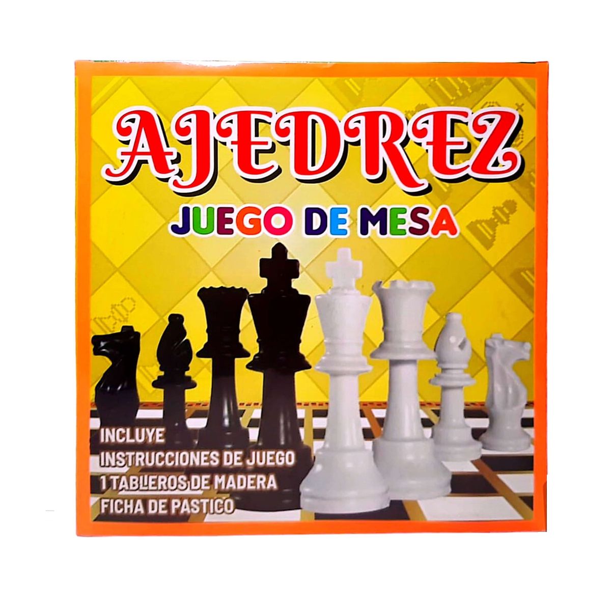 GENERICO - Ajedrez Juego de Mesa 32x32 cm
