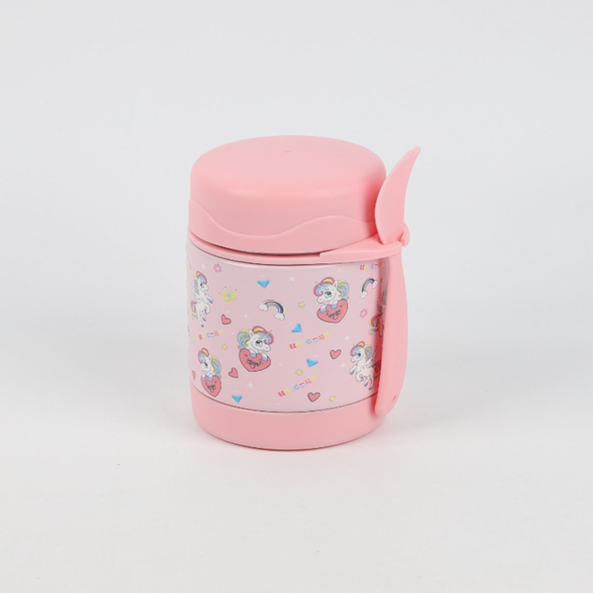 PIA COPELLO STORE - Recipiente Térmico con Cuchara 315ml - Rosado