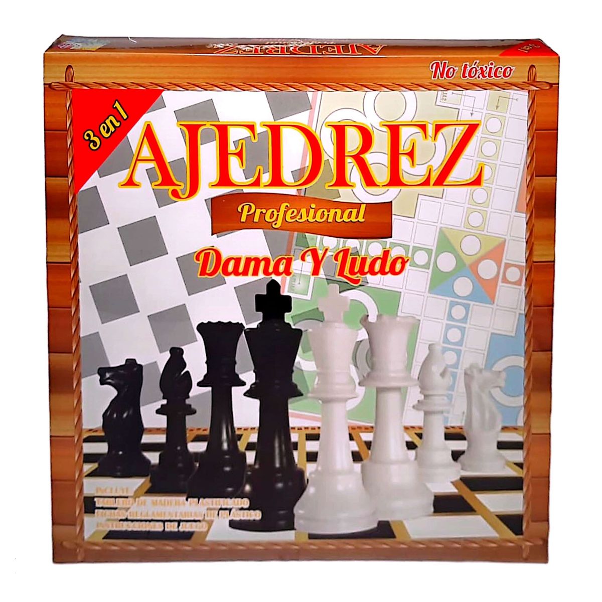 GENERICO - AJEDREZ PROFESIONAL 3 EN 1