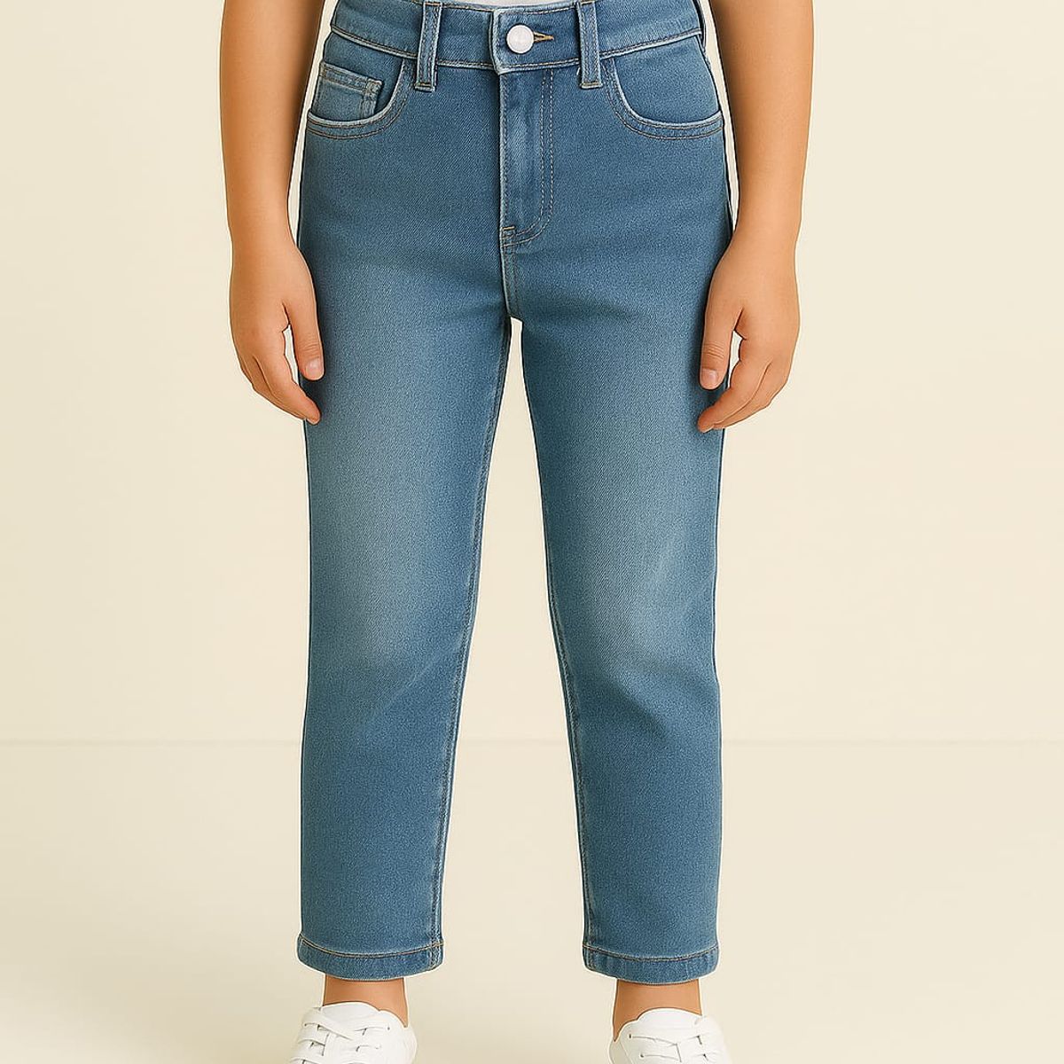 Pantalon Jean niña oscuro, marca GENERICO - Foto Principal