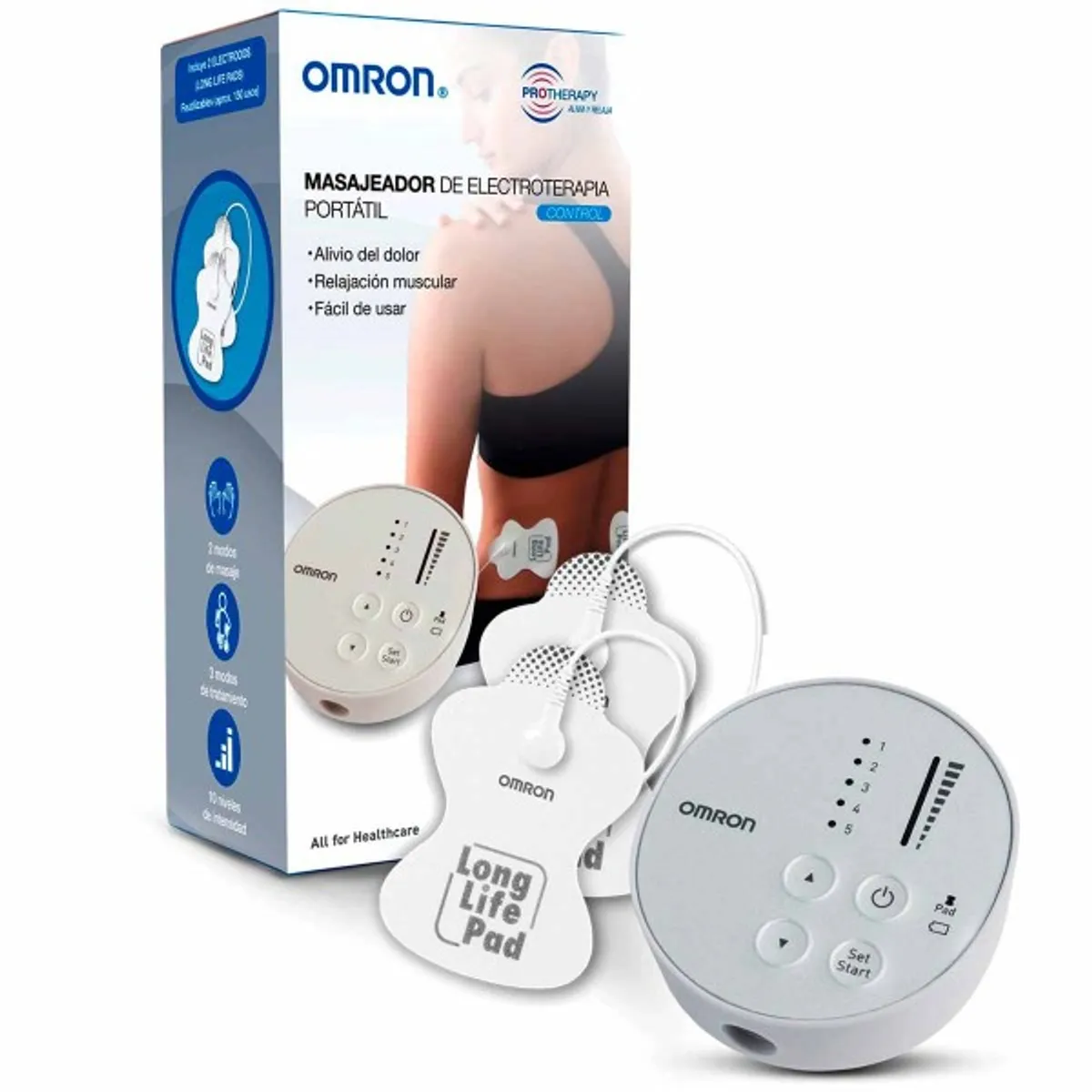 OMRON - Masajeador OMRON De Electroterapia Portátil HV-F013