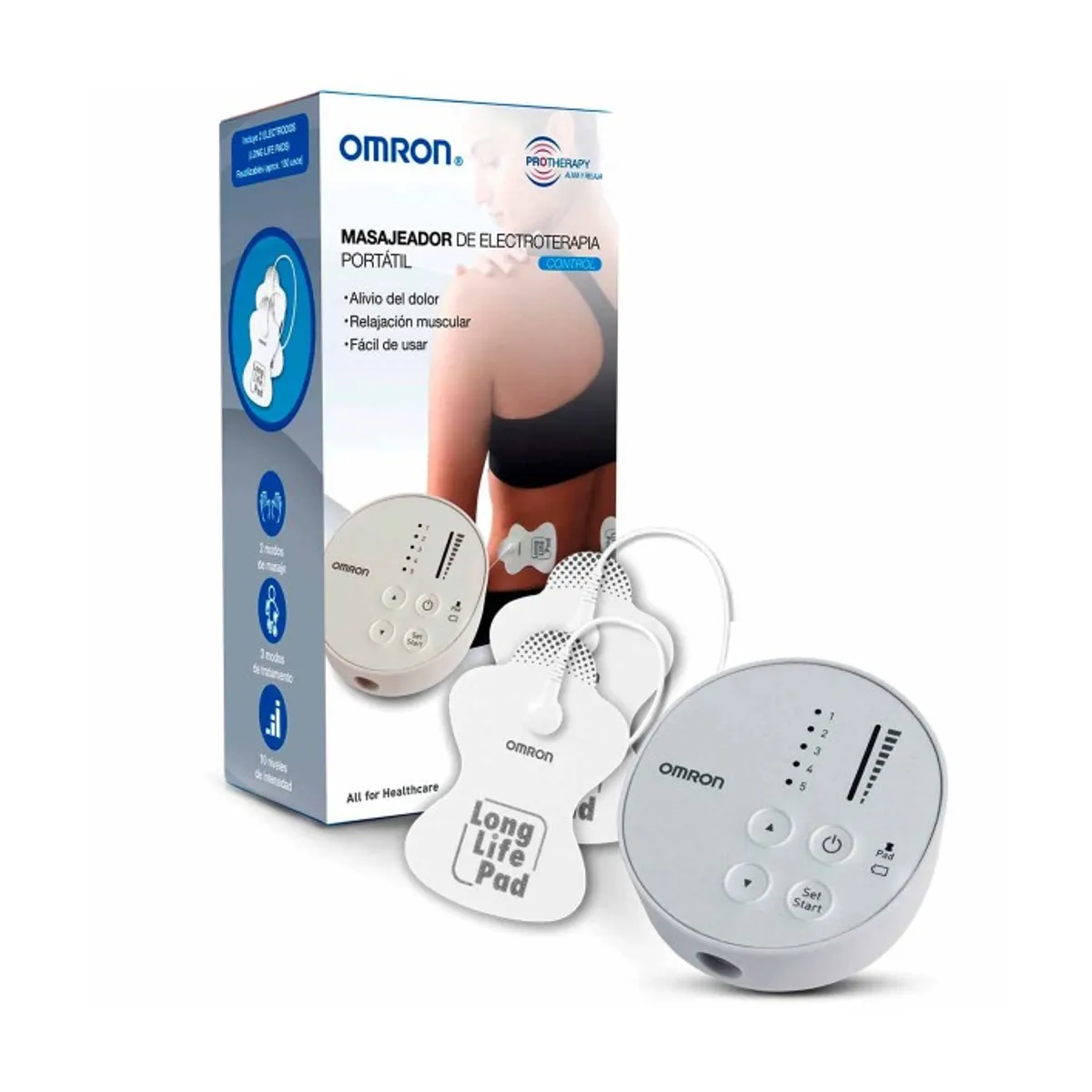 OMRON - Masajeador OMRON De Electroterapia Portátil HV-F013