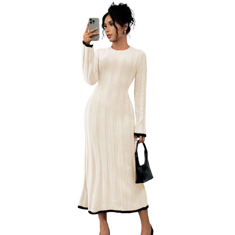 GENERICO - Vestido Mujer 463G-37 Hilo Tacto Amarrable En La Espalda Color Perla