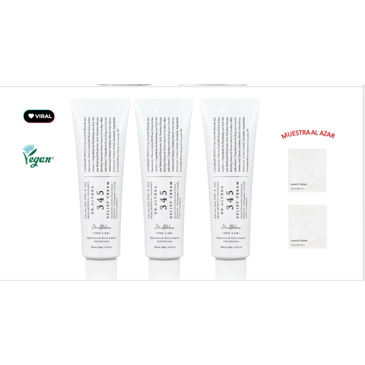 GENERICO - DR. ALTHEA 345 RELIEF EDITION (3 UNIDADES + MUESTRA SORPRESA)