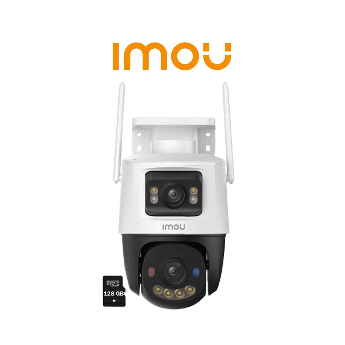 IMOU - Cámara IMOU CRUISER DUAL 2 3MP + 5MP Noche Color Luz Disuasiva 128GB