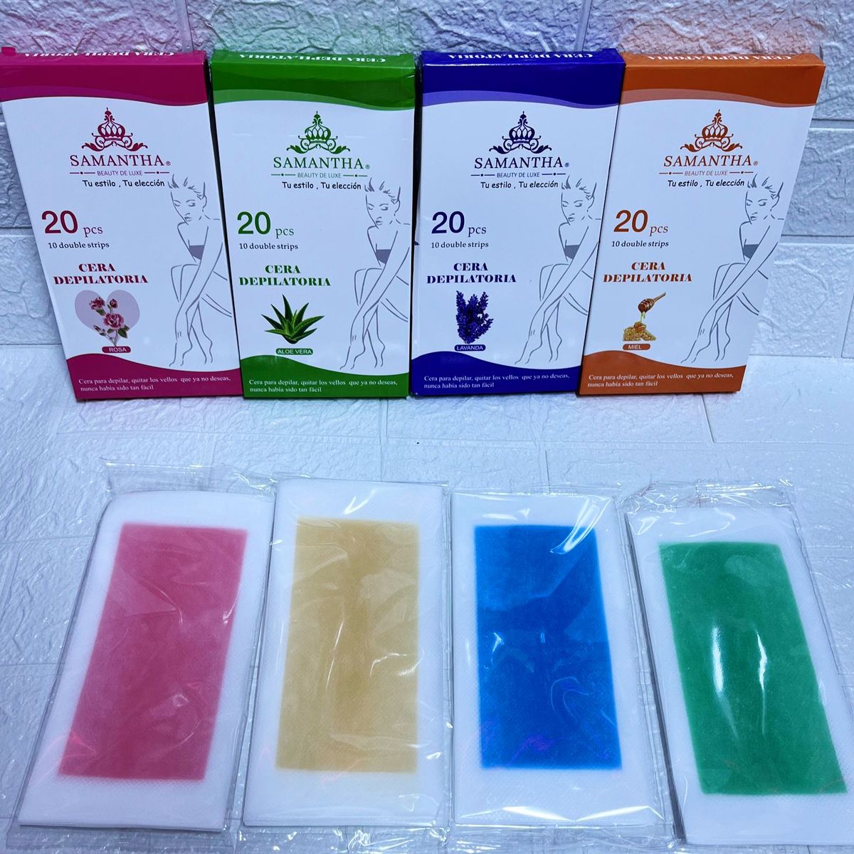 GENERICO - Bandas de cera depilatoria para el cuerpo Samantha