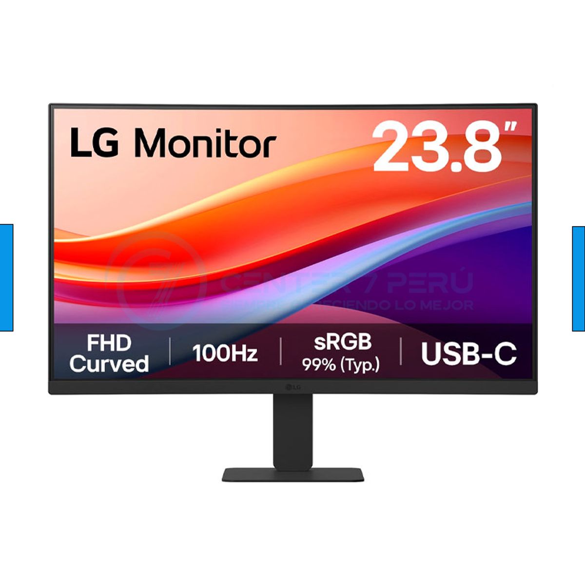 LG - Monitor LG 24U421A-B 23.5 LED VA Curvo