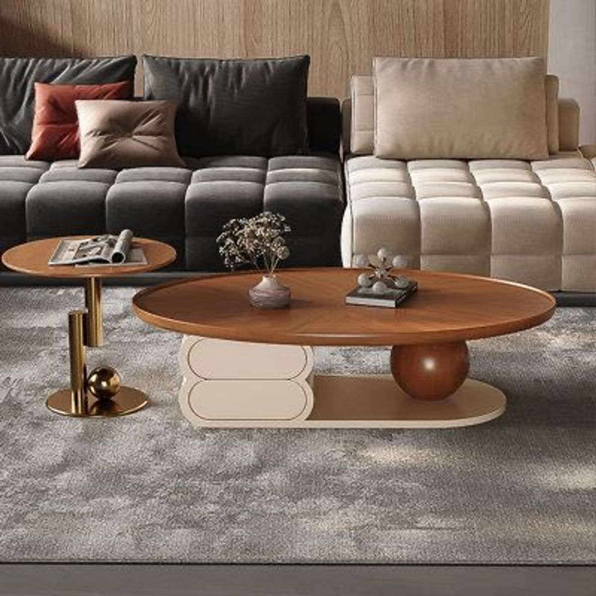 STIL NOVO - MESA DE CENTRO FELIPE NOGAL