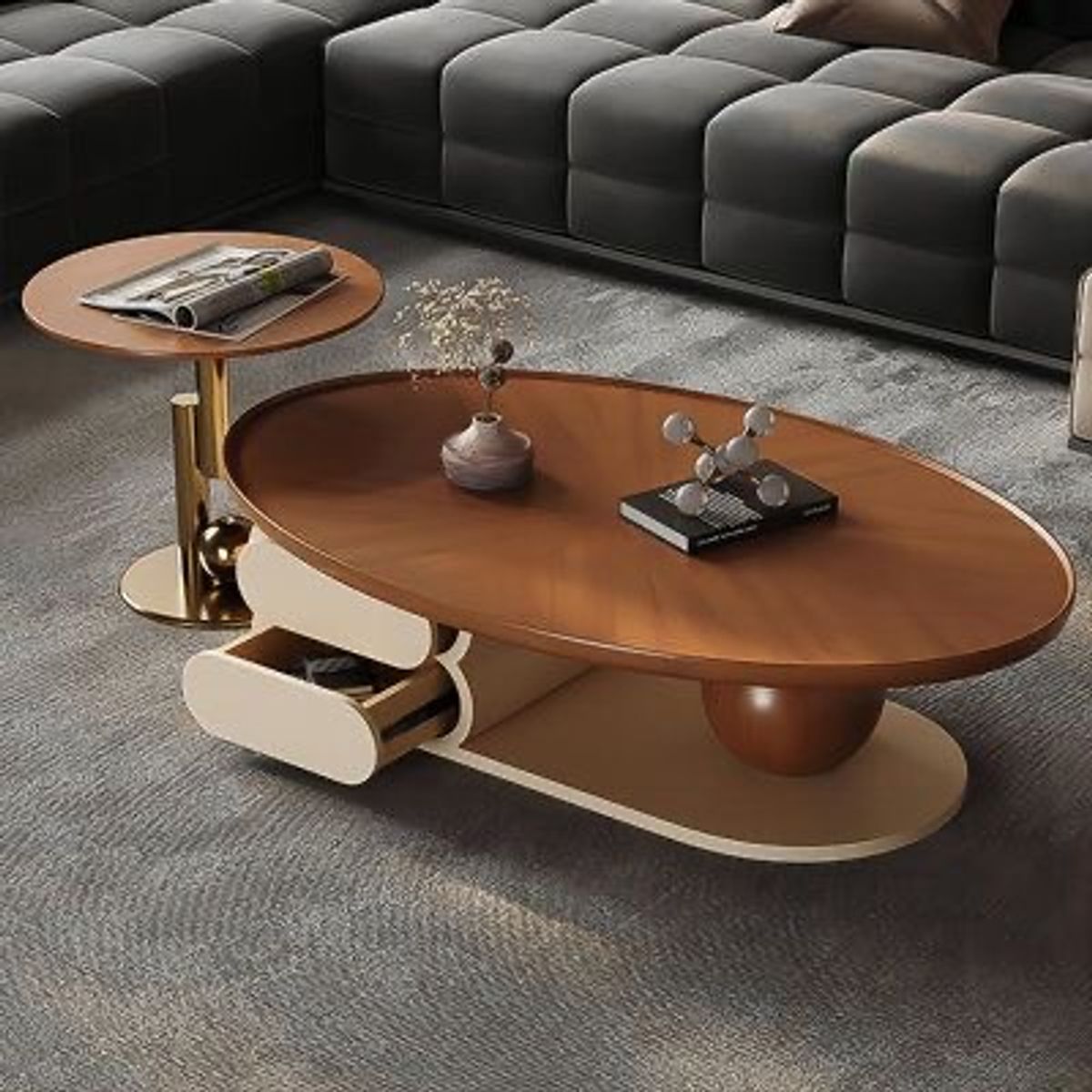 STIL NOVO - MESA DE CENTRO FELIPE NOGAL