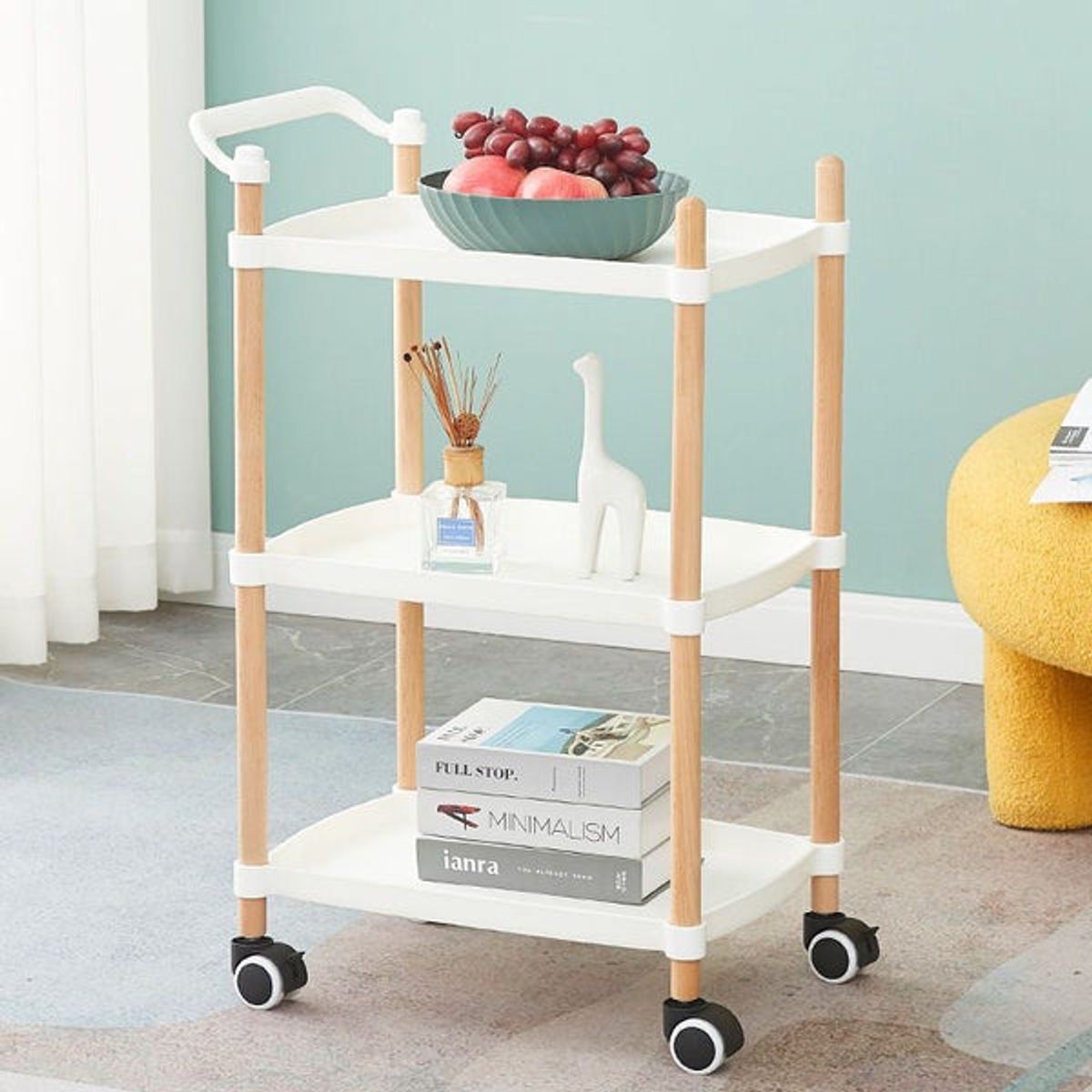 PIA COPELLO STORE - Mesa de Centro 3 Niveles 80 cm - Blanco