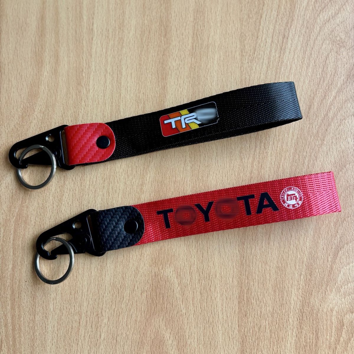 GENERICO - Llavero Toyota Lanyard Llaveros Pita TRD Carro Hilux Auto Llaves 2unid