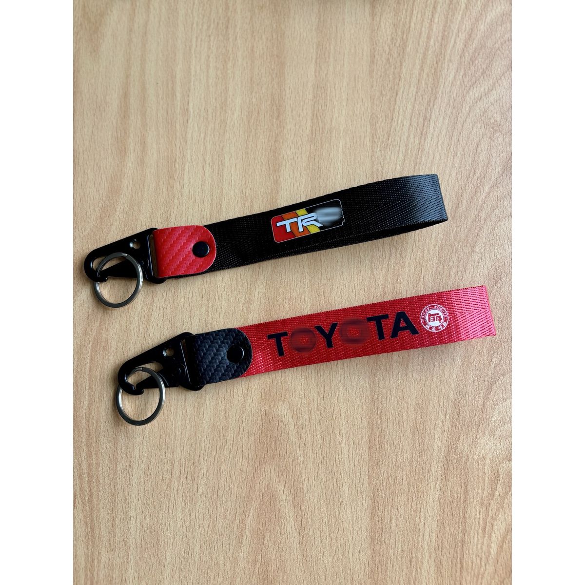 GENERICO - Llavero Toyota Lanyard Llaveros Pita TRD Carro Hilux Auto Llaves 2unid