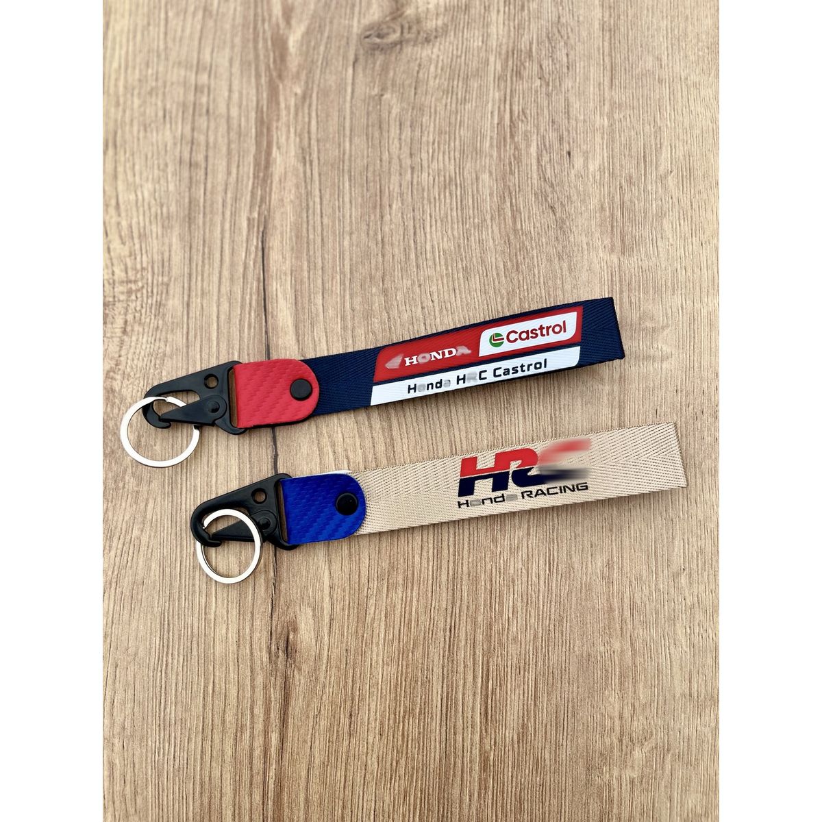 GENERICO - Llavero Honda Lanyard Llaveros HRC Pita Colgante Moto CBR Llaves 2unid