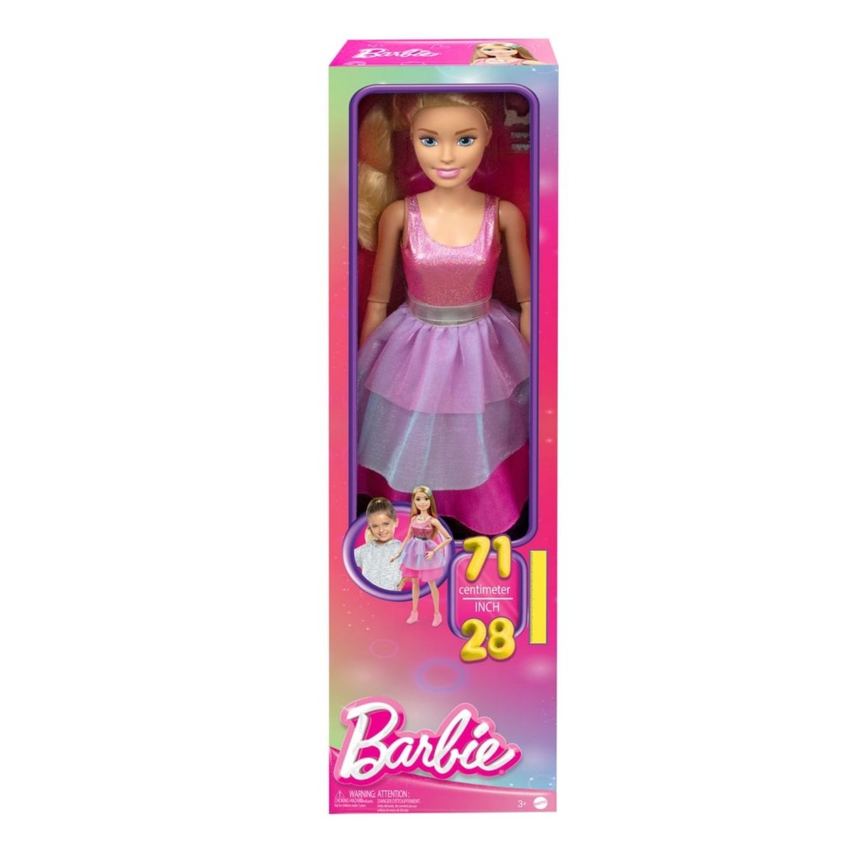 BARBIE - MUÑECA BARBIE DE 71 CM ARTICULABLE Y CON ACCESORIOS