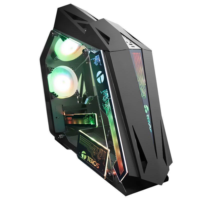 TEROS - Case Gamer TEROS TE-1314G, Mid Tower, USB 3.0 USB 2.0 ventilador ARGB
