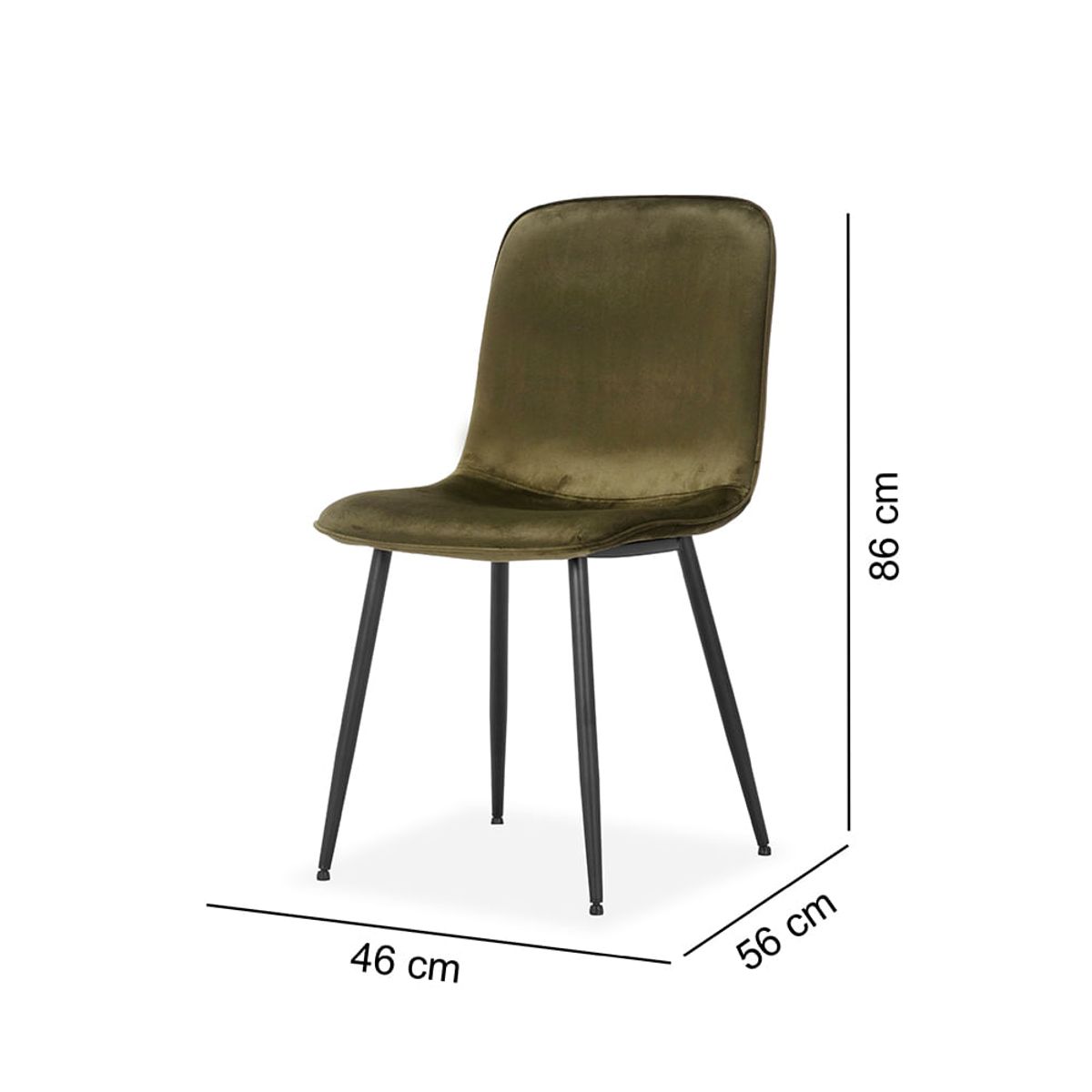 TUGO - Silla De Comedor Delmy Verde