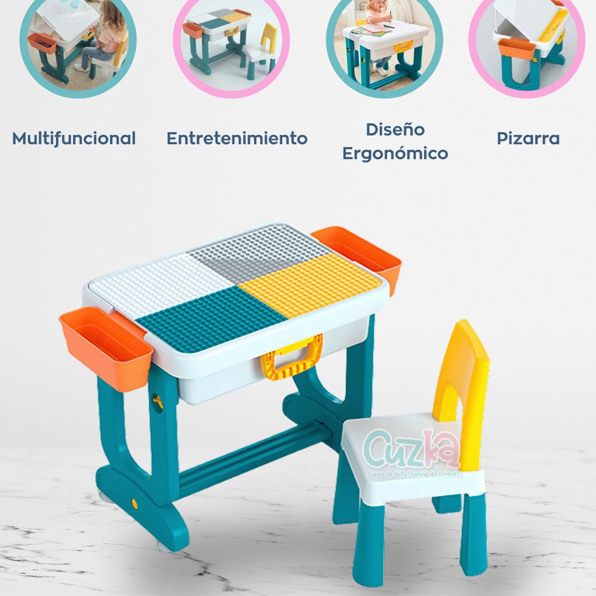 GENERICO - Silla y mesa 3 en 1 «BLOCKING»