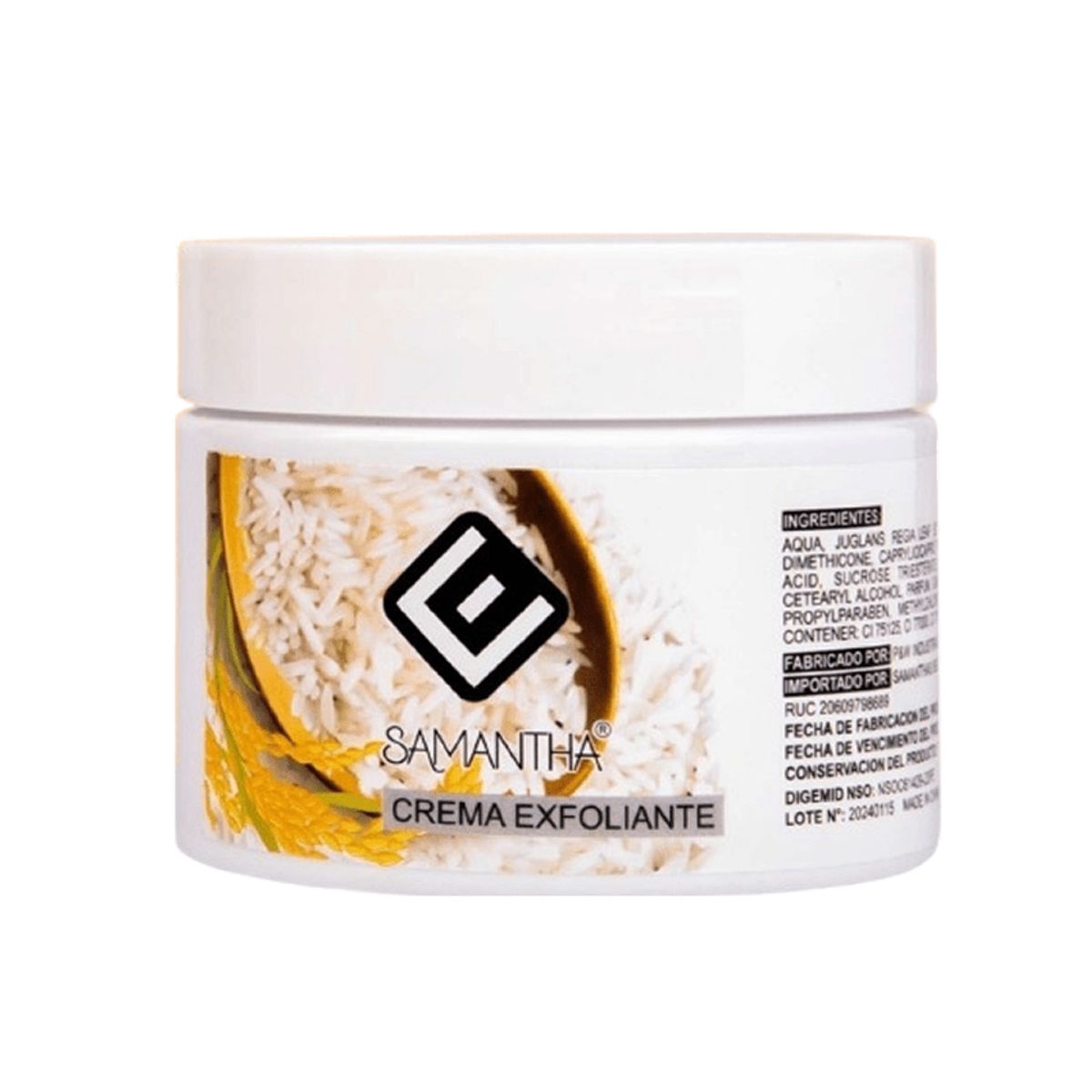 GENERICO - Crema exfoliante de Arroz Samantha